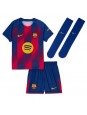 Billige Barcelona Marcus Rashford #14 Hjemmedraktsett Barn 2025-26 Kortermet (+ Korte bukser)